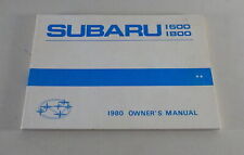 Betriebsanleitung / Handbuch Subaru Libero L-Serie 1600 / 1800 1980