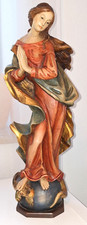 Holzfigur geschnitzt, Maria