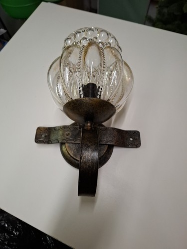 Wandlampe e27 schmiedeeisen - e27,