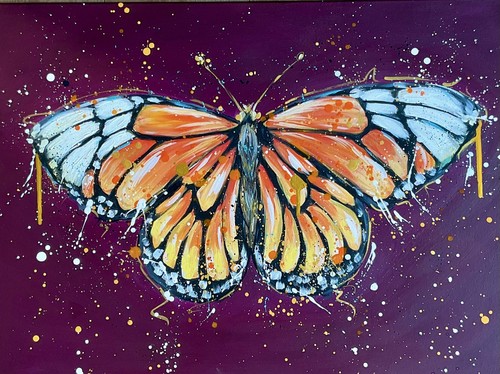 Monarch schmetterling auf - monarch,