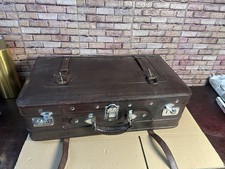 Vintage koffer leder golden - vintage,