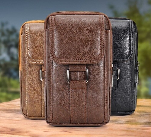 Herren echt leder smartphone - leder,