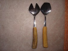 Salatbesteck, Hirschhorngriffe