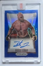 2023 Premium Prizm Box Set WWE BROCK LESNAR RARE Throwback Signatures