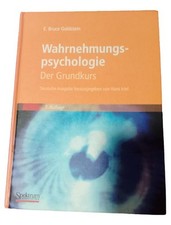 Wahrnehmungspsychologie Grundkurs E. Bruce Goldstein Fachbuch Psychologie
