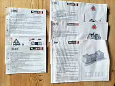 Faller Modellbahn Bauanleitung 2114, 2185, 2275, 2280, 2550