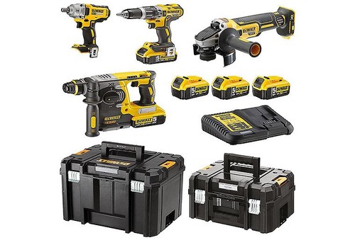 Dewalt akku set teilig 18v - 4-teilig,