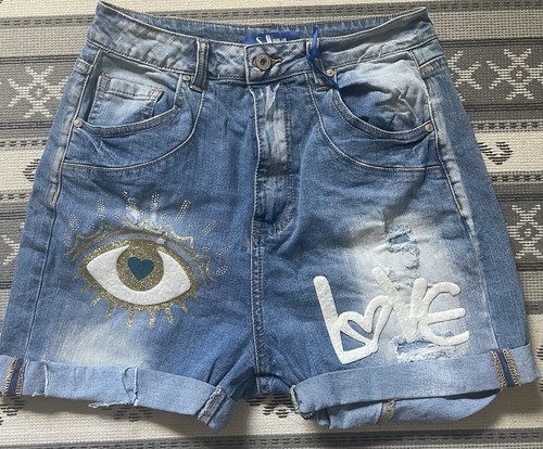 Jeans shorts damen s - shorts, von