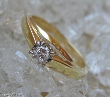 Ring mit brillant solitär - brillant,