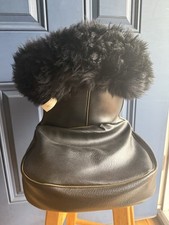 Vintage black sheep skin - sheep,