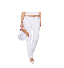 Whitewear Chino-Hose Doris Baumwollhose Arbeitshose Pflege Schwesternhose weiss