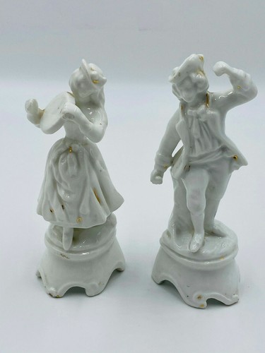 Paar antike porzellan figuren - antike,
