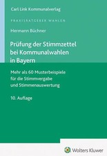 Prüfung der Stimmzettel bei