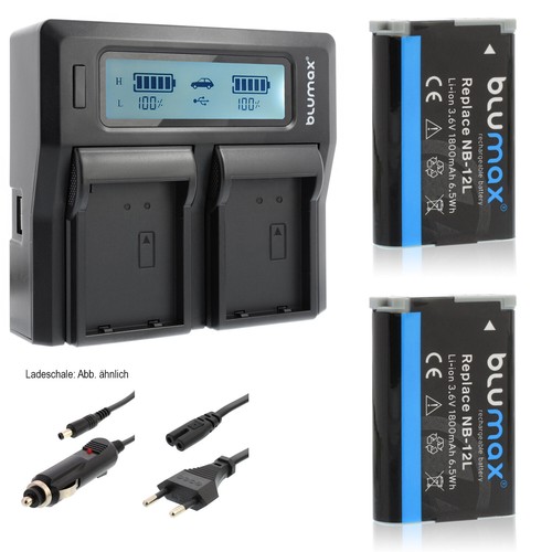 Akku lader passend für - 2x,