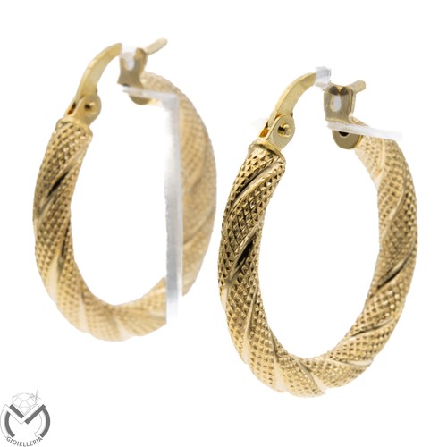 Ohrringe 750 gelbgold - 18,