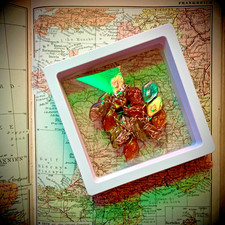 Armband mit Skapulier/ Anhänger um 1900 - Koloriert