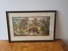 Kunst-Nach-Druck "Jagd Buch"