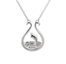 Verspielter Delphin Anhänger