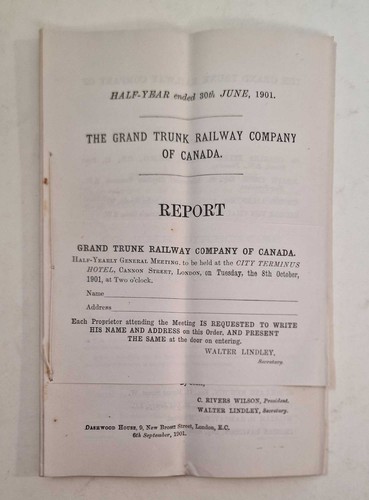 Grand trunk railway - grand, co