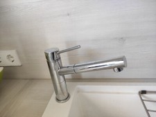 Blanco Küchenarmatur ausziehbar, Schlauchauszug druckfest Armatur, chrom