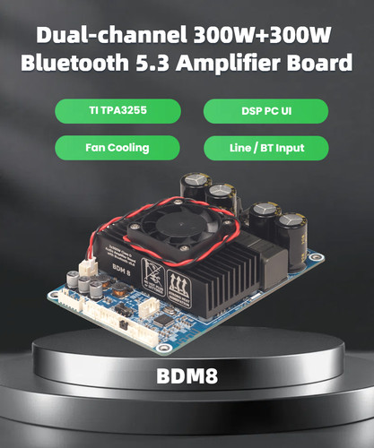 2x300w bdm8 tpa3255 bluetooth - tpa3255,