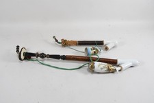 Q43B45- 2x jagdliche Porzellankopf Pfeife 