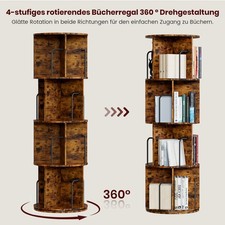 Drehregal Bücherregal 360°