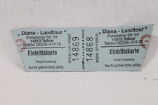 2 Kino-Eintrittskarten, Diana-Kino Teltow