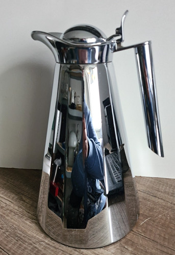 Vintage chrom isolierkanne - vintage,