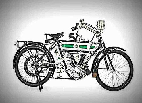 Blechschild nsu ps 1920 - a4,