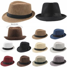 Männer Frauen Stroh Fedora