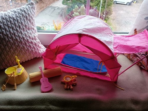 Barbie mattel freizeit camping - barbie,