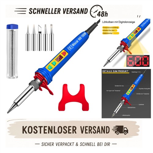 Wiecok lötkolben set - wiecok, lcd