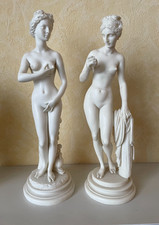 Figuren Akt Frau Erotik weiß ca. 40 cm