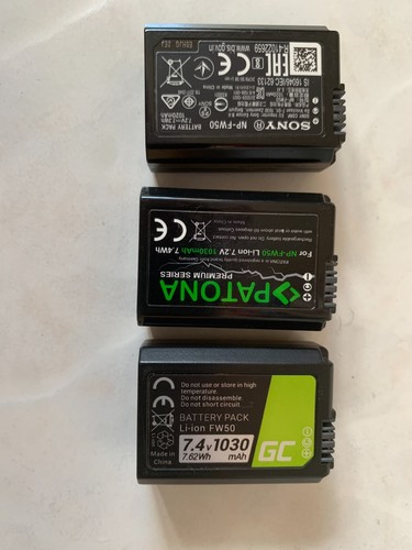 Ion akku für - li-ion, np-fw50