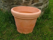 Pflanzkübel rund terracotta