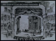 GERMAN POST ANNIVERSARY-CARD 2013 RICHARD WAGNER MUSIK KOMPONIST MUSIC COMPOSER
