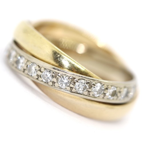 Band goldring tricolor mit - goldring,