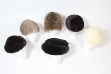 Pelz Konvolut, 6x Pelz Mütze