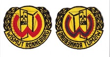 1 original Aufnäher Sportkleidung DDRBSG Wismut Ronneburg