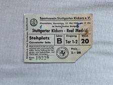 Alte Fussball Eintrittskarte