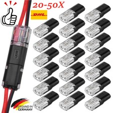 20-50x Steckverbindung 2 Polig Auto Stecker Steckverbinder Wasserdicht KFZ Kabel