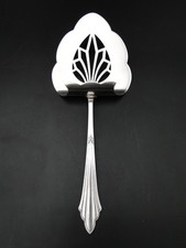 WMF Spargelheber Fächermuster Modell 900 versilbert Jugendstil Länge: 23,3 cm