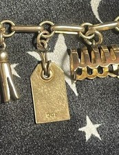 Vintage Charm Anhänger 9 kt Rotgold 