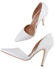 Pumps aus Öko-Leder mit 10 cm
