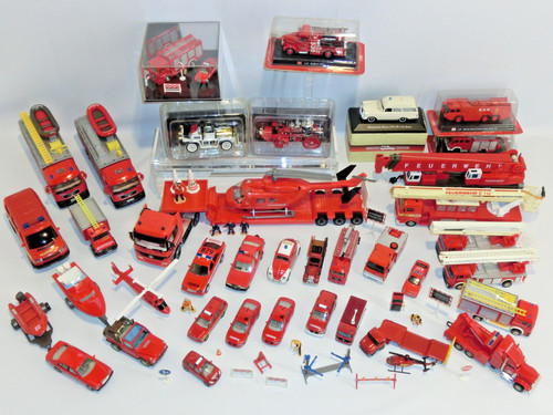 Große sammlung feuerwehr - sammlung,