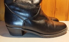Damen Stiefel, Leder, schwarz, Gr.37, Lammfell gefüttert
