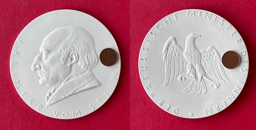 Alte porzellan medaille 1931 - porzellan,