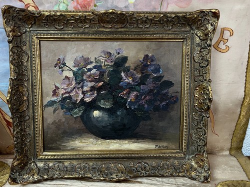 Winter veilchen vase - winter,