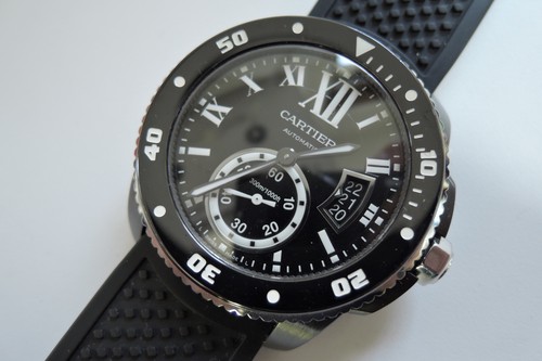 Cartier diver black wsca0006 - cartier,